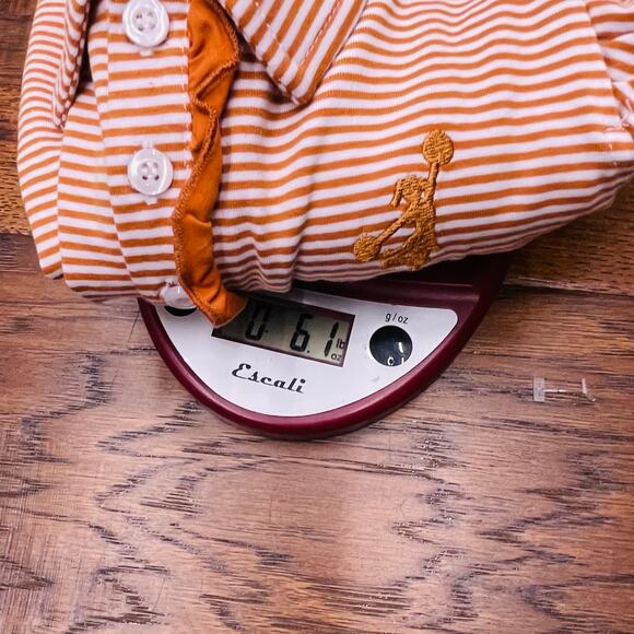 NWT Itsy Bitsy Size 8 Burnt Orange Game Day Polo Dress - Picture 4 of 4